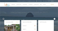 Desktop Screenshot of hotel-anse-bleue.com